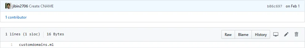 CNAME file