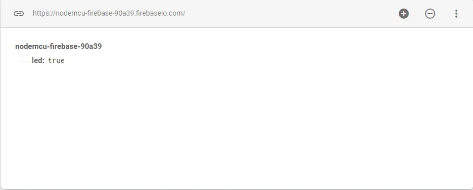 Firebase database node