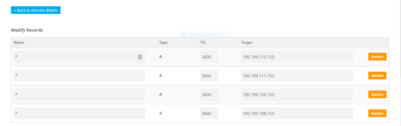 DNS Settings